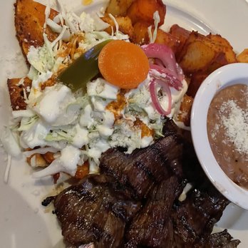 Sal Y Limon - Enchiladas Michoacán with carne asada - Mexican Near Me - Seattle, Washington