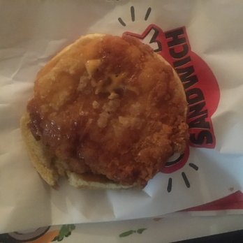 Jack in the Box - You can hide Cluck Sandwich chicken patty underneath the bun. They use to be bigger and thicker. - Fast Food Near Me - Peoria, Arizona