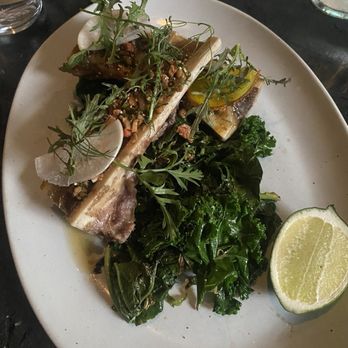 Comedor - Bone Marrow taco with greens - Mexican Near Me - Austin, Texas