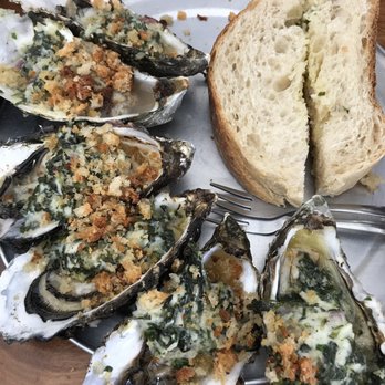 The Marshall Store - Rockefeller oysters - Seafood Near Me - Marshall, California The Marshall Store - Rockefeller oysters - Seafood Near Me - Marshall, California