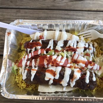 Sosa Mediterranean foods - Beef Kabob, Biryani Rice , pita bread - Food Trucks Near Me - Austin, Texas Sosa Mediterranean foods - Beef Kabob, Biryani Rice , pita bread - Food Trucks Near Me - Austin, Texas