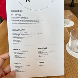 Salty Blonde Bagel Bar - Menu