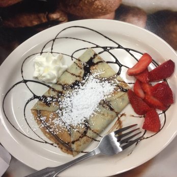 Capriccio Cafe - This is just half of a Nutella crepe! - Cafes Near Me - Destin, Florida