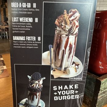 B-Lux Grill & Bar - Boozy shakes - Burgers Near Me - Round Rock, Texas