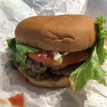 Steak ’n Shake - Triple steakburger with "everything".  Note: It didn't really include everything, but I still thought it was good. - Fast Food Near Me - Washington, Missouri