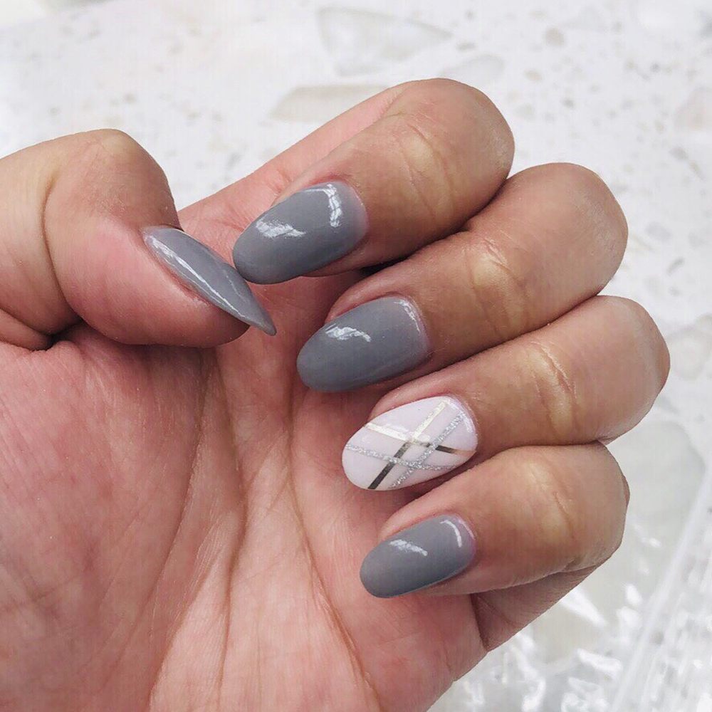 Lavender Nails - Dipped powder and design done by Kim - Nail Salons Near Me - San Jose, California Lavender Nails - Dipped powder and design done by Kim - Nail Salons Near Me - San Jose, California