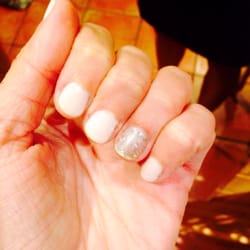 Shirley Nails - Shellac manicure for my best friend's wedding done by Kim! I always go to Shirley's and am never disappointed!