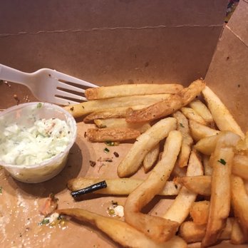 Saloniki Greek - Left over soggy fries I dumped in trash. - Greek Near Me - Boston, Massachusetts Saloniki Greek - Left over soggy fries I dumped in trash. - Greek Near Me - Boston, Massachusetts