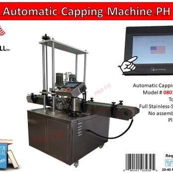 Pro-Fill - Fully auto capping machines - Machine & Tool Rental Near Me - Chatsworth, California Pro-Fill - Fully auto capping machines - Machine & Tool Rental Near Me - Chatsworth, California