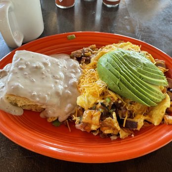 Maniac-Mikes Cafe - Meat lovers scramble - New American Near Me - Upland, California Maniac-Mikes Cafe - Meat lovers scramble - New American Near Me - Upland, California