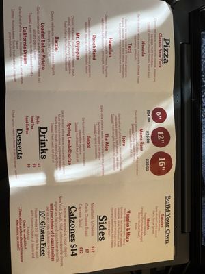 Menu photo 2 Rose Creek Pizzeria Stagecoach, NV Menu photo 2 Rose Creek Pizzeria Stagecoach, NV