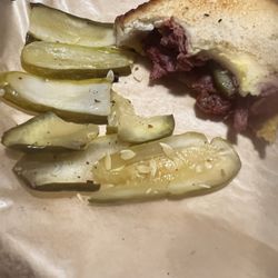 Haddies Shell - Pickle sandwich with little pastrami