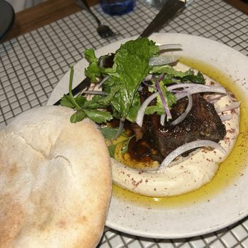 Avec River North - Short Rib Hummus - Mediterranean Near Me - Chicago, Illinois