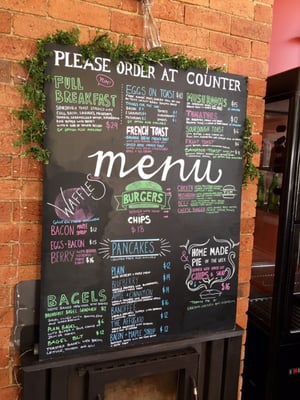 Menu photo 1 The Apple Tree Cafe Sheffield, TAS