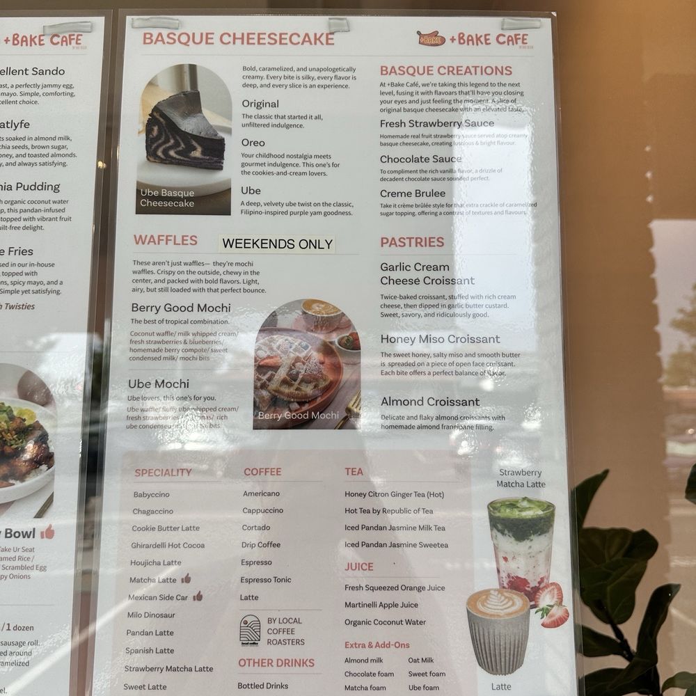 +Bake Cafe - Menu - Coffee & Tea Near Me - Rancho Cucamonga, California