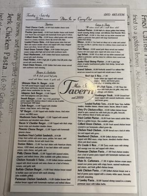 Menu photo 5 Main Street Tavern Montevallo, AL Menu photo 5 Main Street Tavern Montevallo, AL