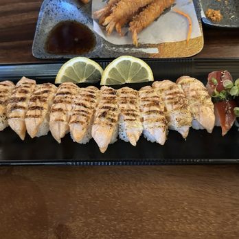 Sushi Monster - Seared salmon, seared tuna, and spicy salmon nigiri - Sushi Bars Near Me - Poway, California
