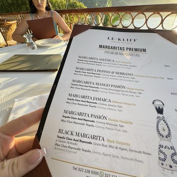 Le Kliff - Margarita menu - Seafood Near Me - Boca de Tomatlán, JAL