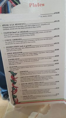 Menu photo 4 Mi Pueblito Las Cruces, NM
