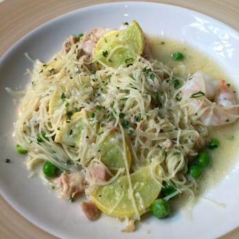 The Foundry Grill - Angel hair pasta with white wine clam sauce and shrimp - American Near Me - Sundance, Utah