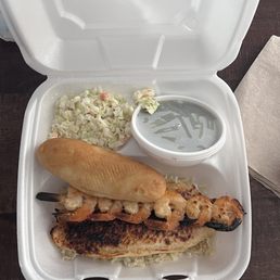 Yummy grilled fish and shrimp Yummy grilled fish and shrimp