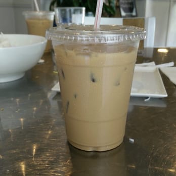Ba Mien Bistro - Coffee with sweetened condensed milk - Vietnamese Near Me - Houston, Texas Ba Mien Bistro - Coffee with sweetened condensed milk - Vietnamese Near Me - Houston, Texas