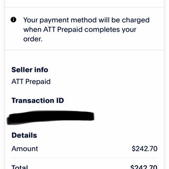 AT&T - Pending transaction - Mobile Phones Near Me