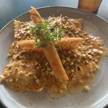 Libelula - Charred Corn Raviloi - Breakfast & Brunch Near Me - Fresno, California Libelula - Charred Corn Raviloi - Breakfast & Brunch Near Me - Fresno, California