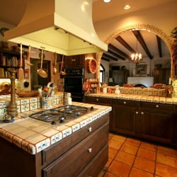 Reeso Tile Importers - Talavera Tile & Saltillo flooring for the kitchen.