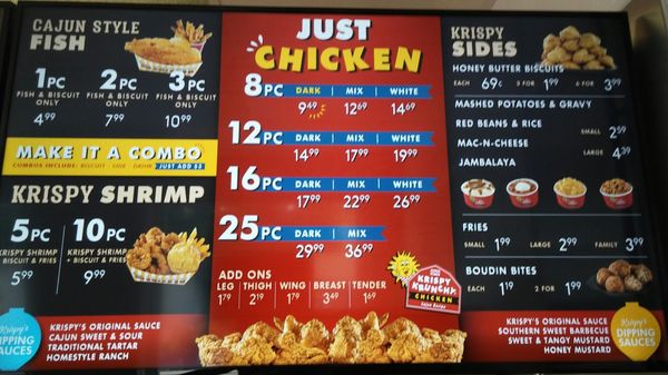 Menu photo 7 Krispy Krunchy Chicken El Sobrante, CA Menu photo 7 Krispy Krunchy Chicken El Sobrante, CA