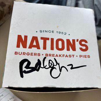 Nation's Giant Hamburgers - Bacon cheese - Desserts Near Me - Manteca, California Nation's Giant Hamburgers - Bacon cheese - Desserts Near Me - Manteca, California