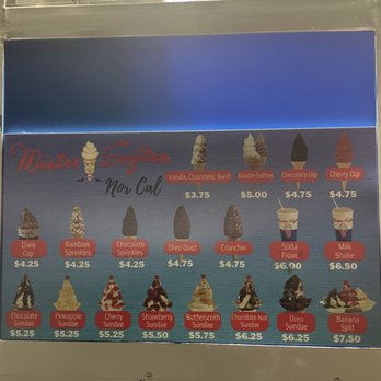 Mister Softee NorCal - Menu - Ice Cream & Frozen Yogurt Near Me Mister Softee NorCal - Menu - Ice Cream & Frozen Yogurt Near Me