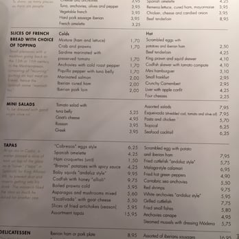 Vinitus - The menu is presented in three languages. - Tapas Bars Near Me - Barcelona, B Vinitus - The menu is presented in three languages. - Tapas Bars Near Me - Barcelona, B