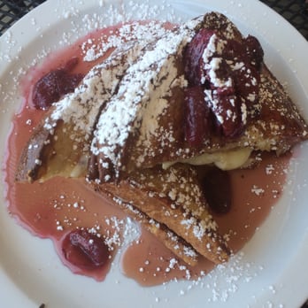 Perk Eatery - Brie, champagne, cherries stuffed french toast. - Diners Near Me - Scottsdale, Arizona