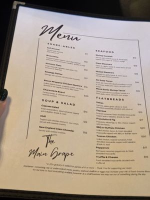Menu photo 3 The Main Grape Vacaville, CA Menu photo 3 The Main Grape Vacaville, CA