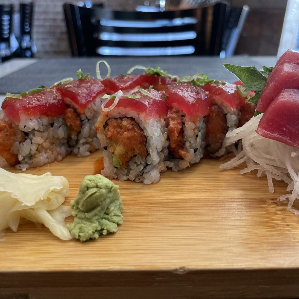 Blu Sushi - Tuna special roll + sashimi - Sushi Bars Near Me - Ridgewood, New Jersey Blu Sushi - Tuna special roll + sashimi - Sushi Bars Near Me - Ridgewood, New Jersey
