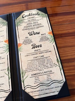 Menu photo 3 Mulligan's Grille in Historic Cottage Row Nags Head, NC