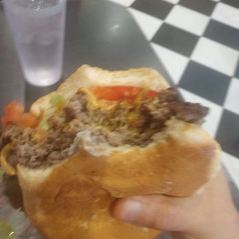 Schoops Hamburgers - Take a bite of the schoops delicious double cheeseburger - Burgers Near Me - Tinley Park, Illinois Schoops Hamburgers - Take a bite of the schoops delicious double cheeseburger - Burgers Near Me - Tinley Park, Illinois