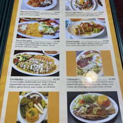 El Real Mexican Restaurant - Menu