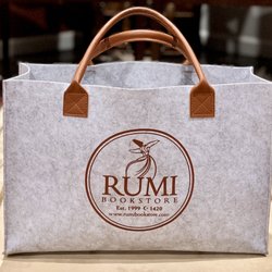 Rumi Bookstore - New felt tote bags at Rumi Bookstore
