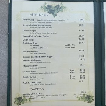 The Brass Monkey - a menu for a restaurant - Pubs Near Me - Sayreville, New Jersey