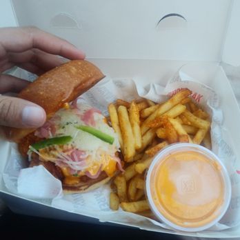 Holdaak Fried Chicken - Spicy chicken sandwich with fries - Chicken Shop Near Me - Orange, California Holdaak Fried Chicken - Spicy chicken sandwich with fries - Chicken Shop Near Me - Orange, California