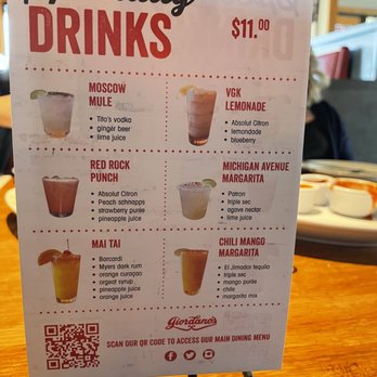 Giordano's - Specialty Drink menu - Salad Near Me - Las Vegas, Nevada