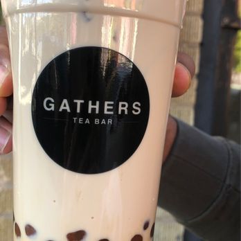 Gathers Tea Bar - Black Assam milk tea (3.5/5). It's alright. Go for their premium teas and matcha series so good! - Bubble Tea Near Me - Chicago, Illinois Gathers Tea Bar - Black Assam milk tea (3.5/5). It's alright. Go for their premium teas and matcha series so good! - Bubble Tea Near Me - Chicago, Illinois