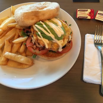 Regent St Pavilion - Chicken Avocado Burger - Bistros Near Me - Regents Park, NSW