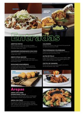 Menu photo 3 Medellín Colombian Restaurant Charlotte, NC