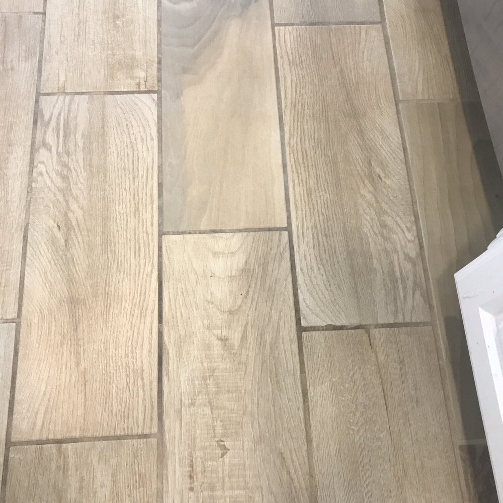 Stanley Steemer - Dirt still left on grout after "cleaning". - Carpet Cleaning Near Me - Colton, California Stanley Steemer - Dirt still left on grout after "cleaning". - Carpet Cleaning Near Me - Colton, California