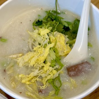 Yin Ji Chang Fen - C15. Silky Blood Jelly Congee - Chinese Near Me - Flushing, New York Yin Ji Chang Fen - C15. Silky Blood Jelly Congee - Chinese Near Me - Flushing, New York