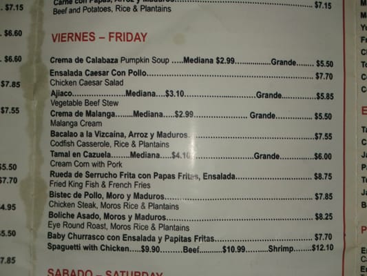Menu photo 6 El Rinconcito Latino Miami, FL Menu photo 6 El Rinconcito Latino Miami, FL