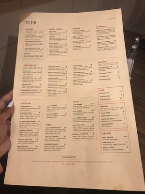 Menu photo 8 Tilak San Francisco, CA Menu photo 8 Tilak San Francisco, CA